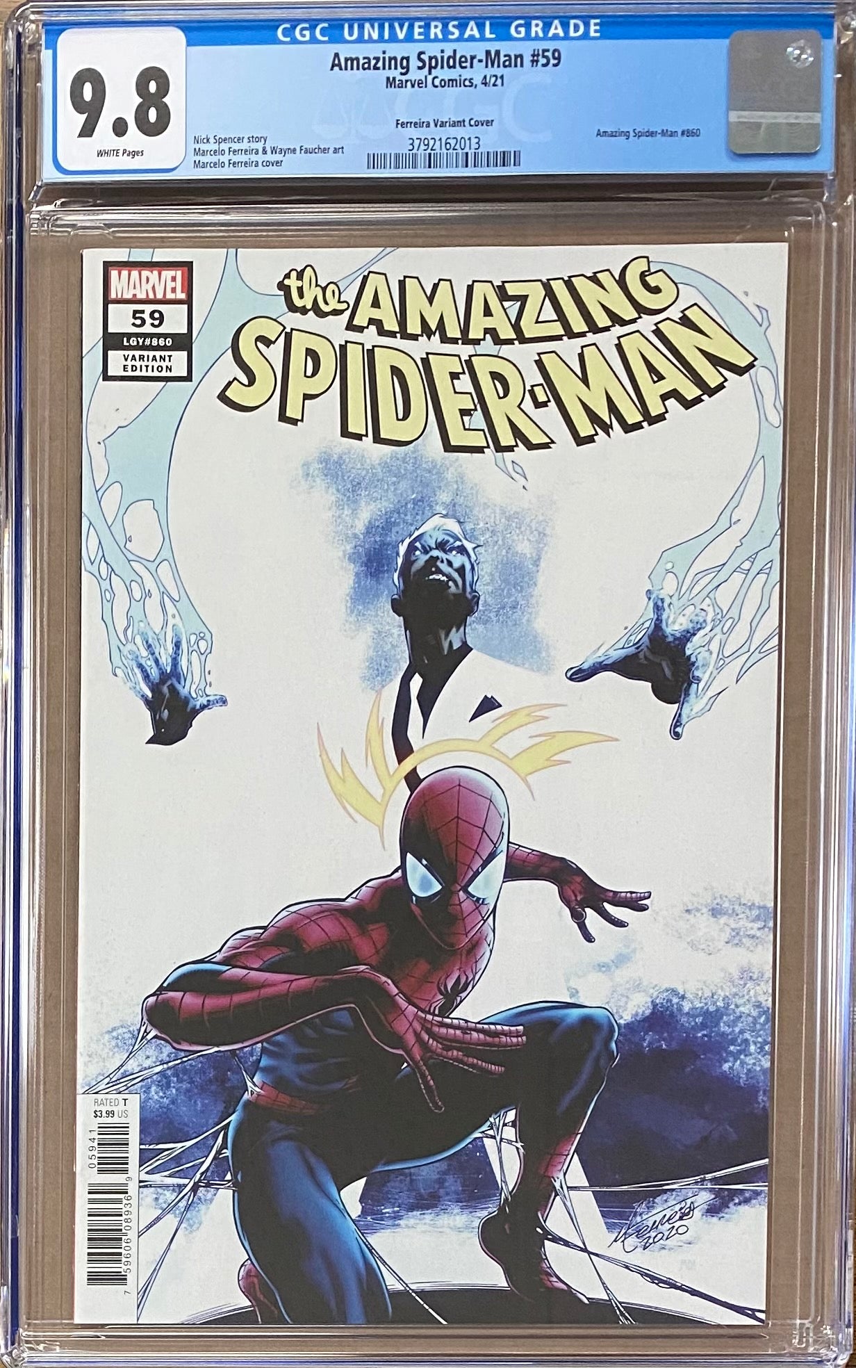Amazing Spider-Man #59 Ferreira Retailer Incentive Variant CGC 9.8
