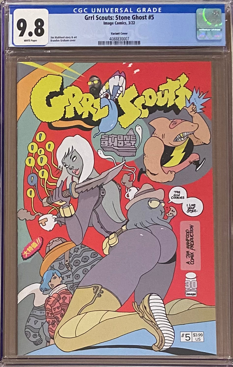 Grrl Scouts: Stone Ghost #5 Variant CGC 9.8