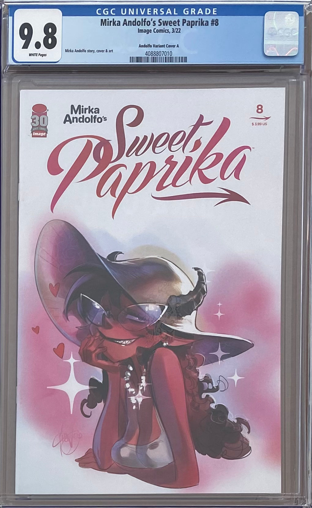 Sweet Paprika #8 Andolfo Variant A CGC 9.8