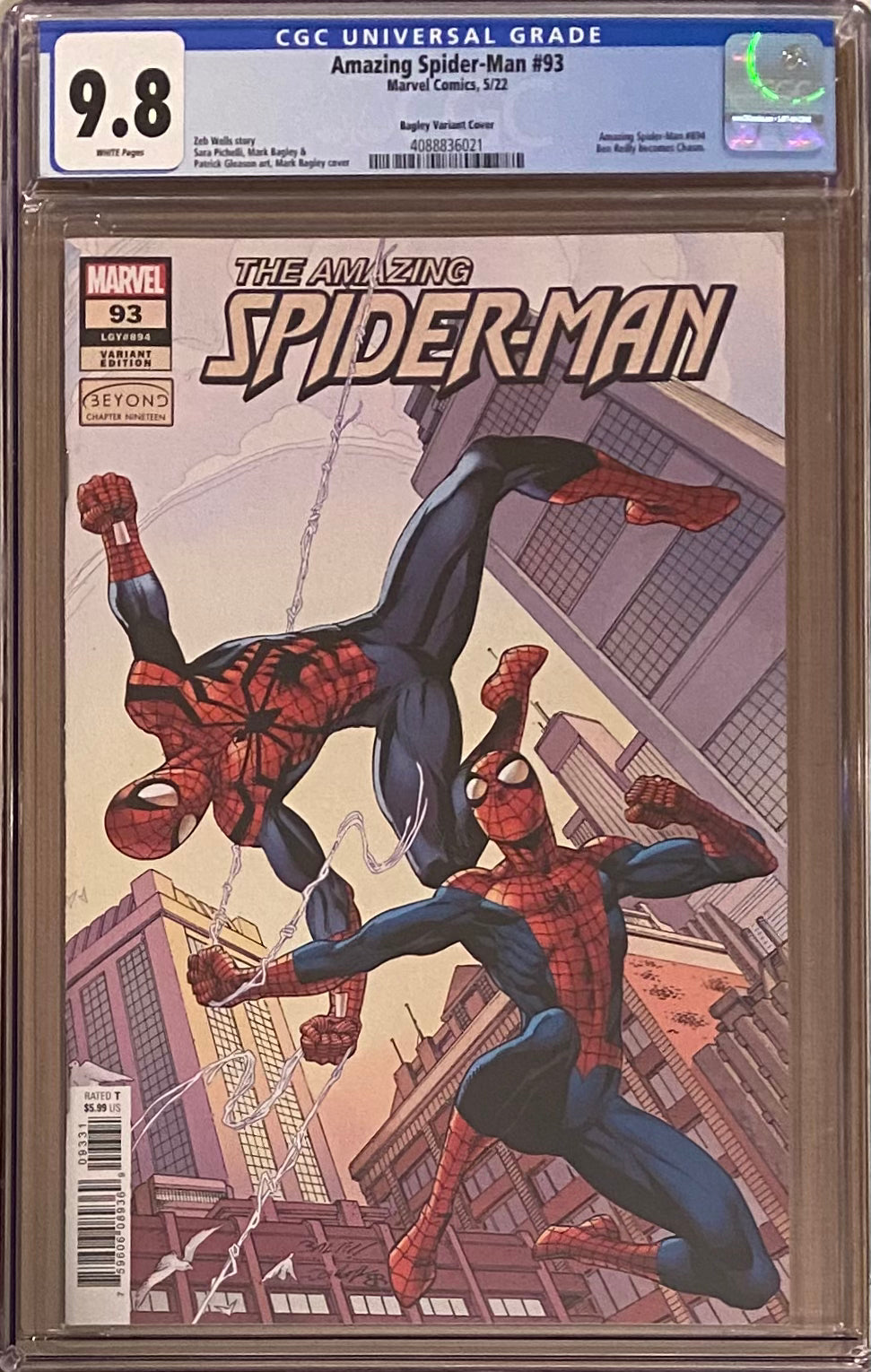 Amazing Spider-Man #93 Bagley Variant CGC 9.8