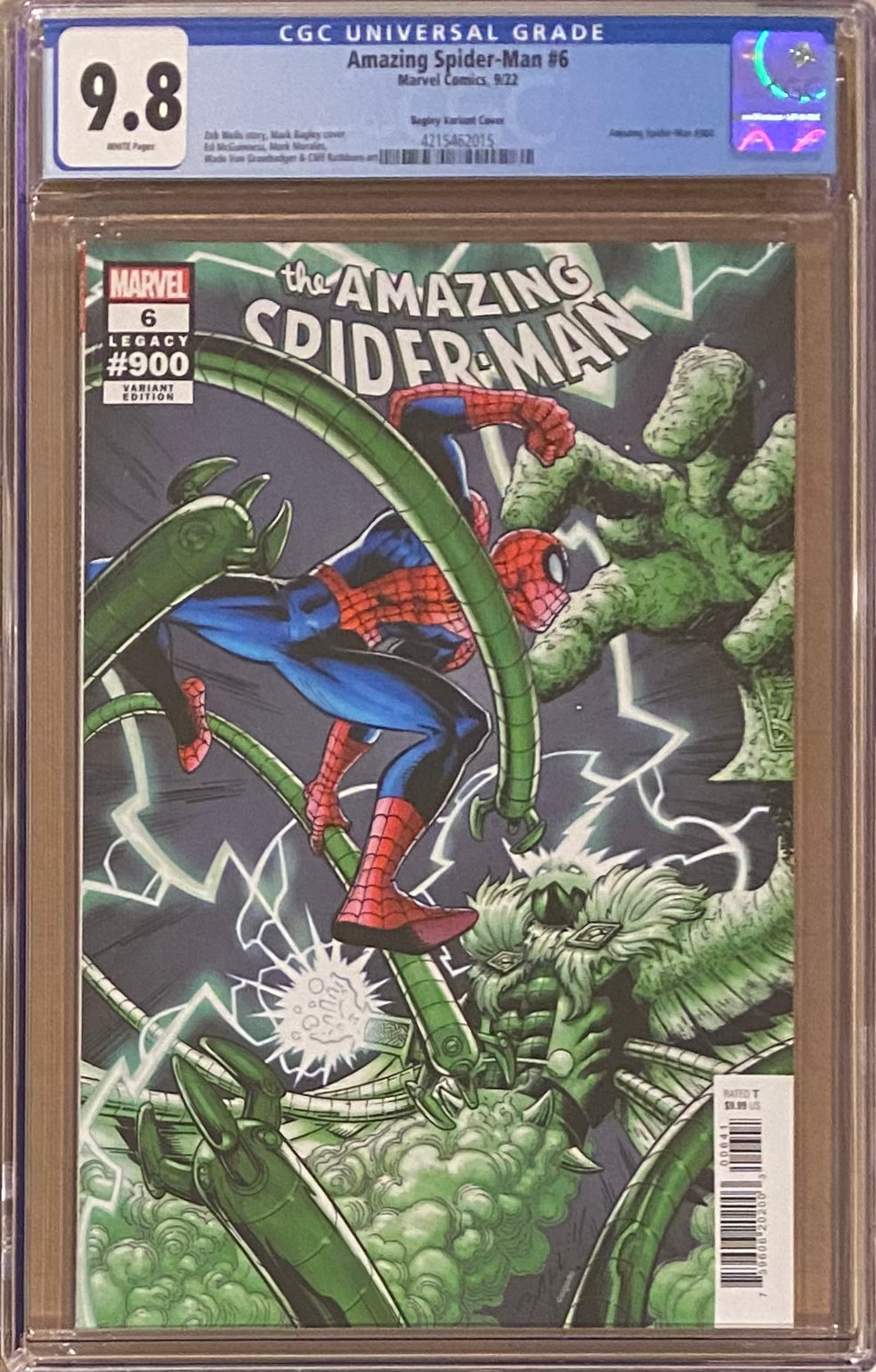 Amazing Spider-Man #6 (#900) Bagley Variant CGC 9.8