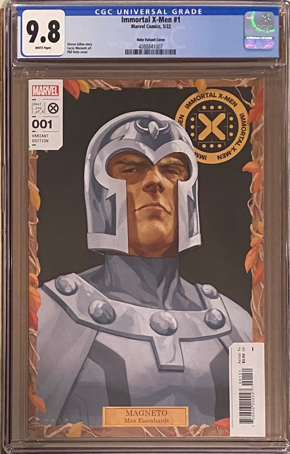 Immortal X-Men #1 Noto Variant CGC 9.8
