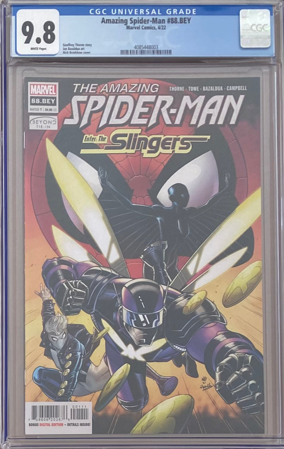Amazing Spider-Man #88.BEY CGC 9.8 - First Appearance Slingers