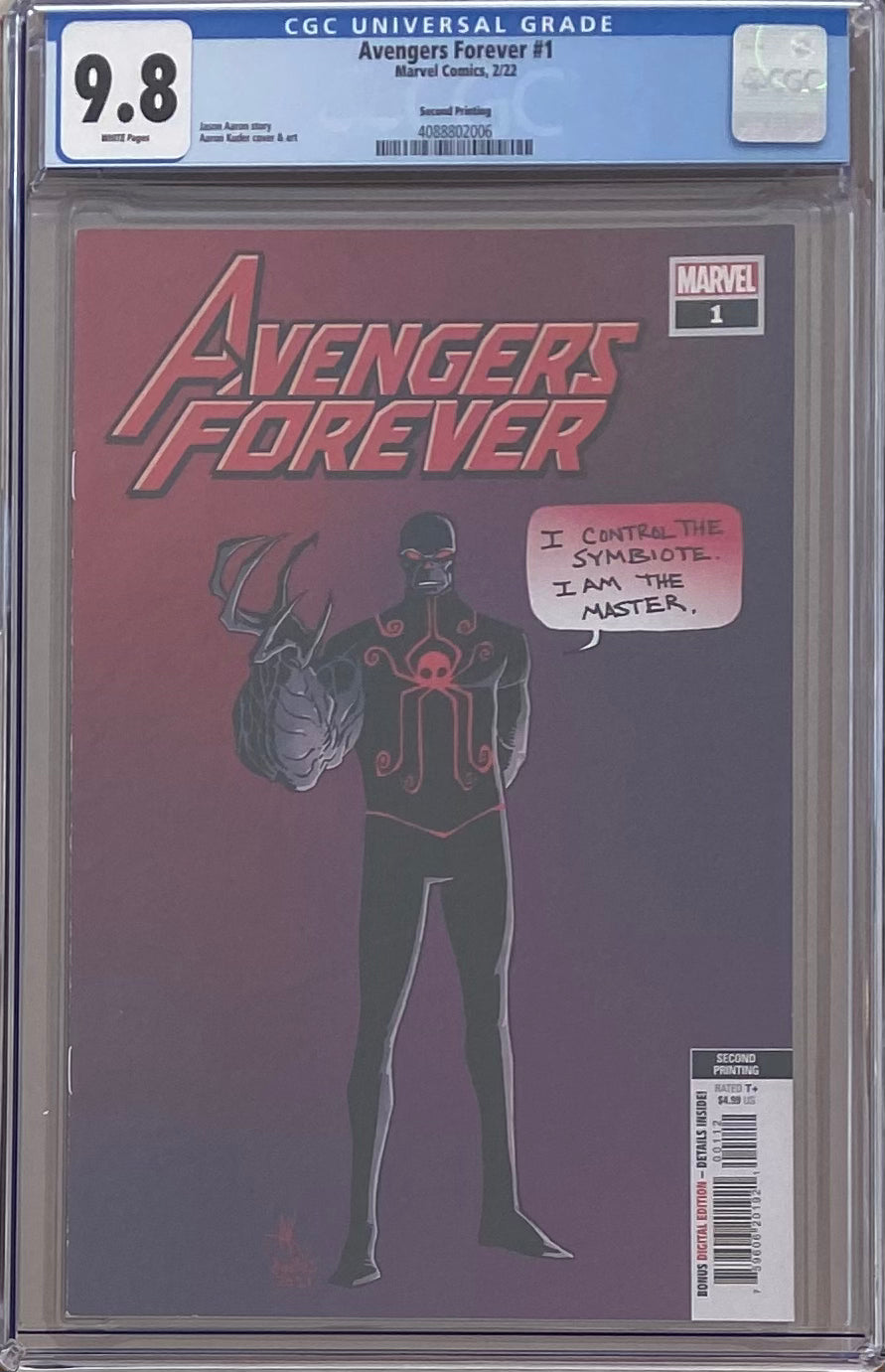 Avengers Forever #1 Second Printing CGC 9.8