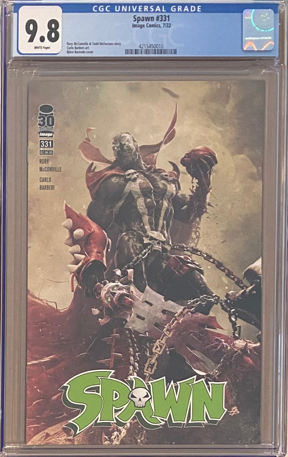 Spawn #331 CGC 9.8