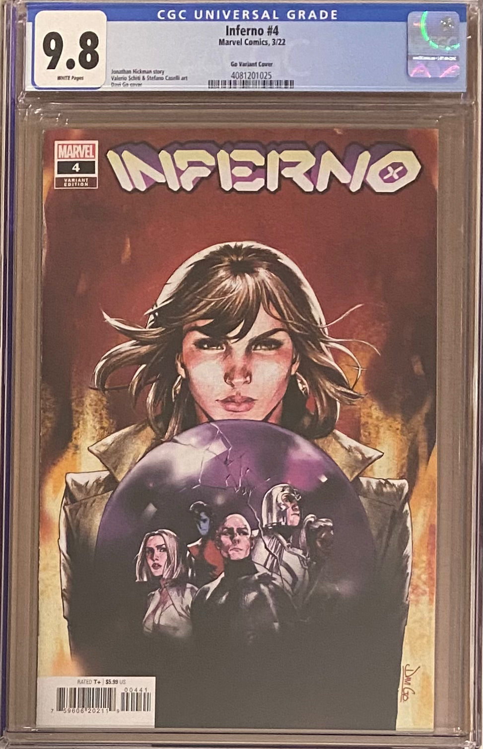 Inferno #4 Davi Go Variant CGC 9.8