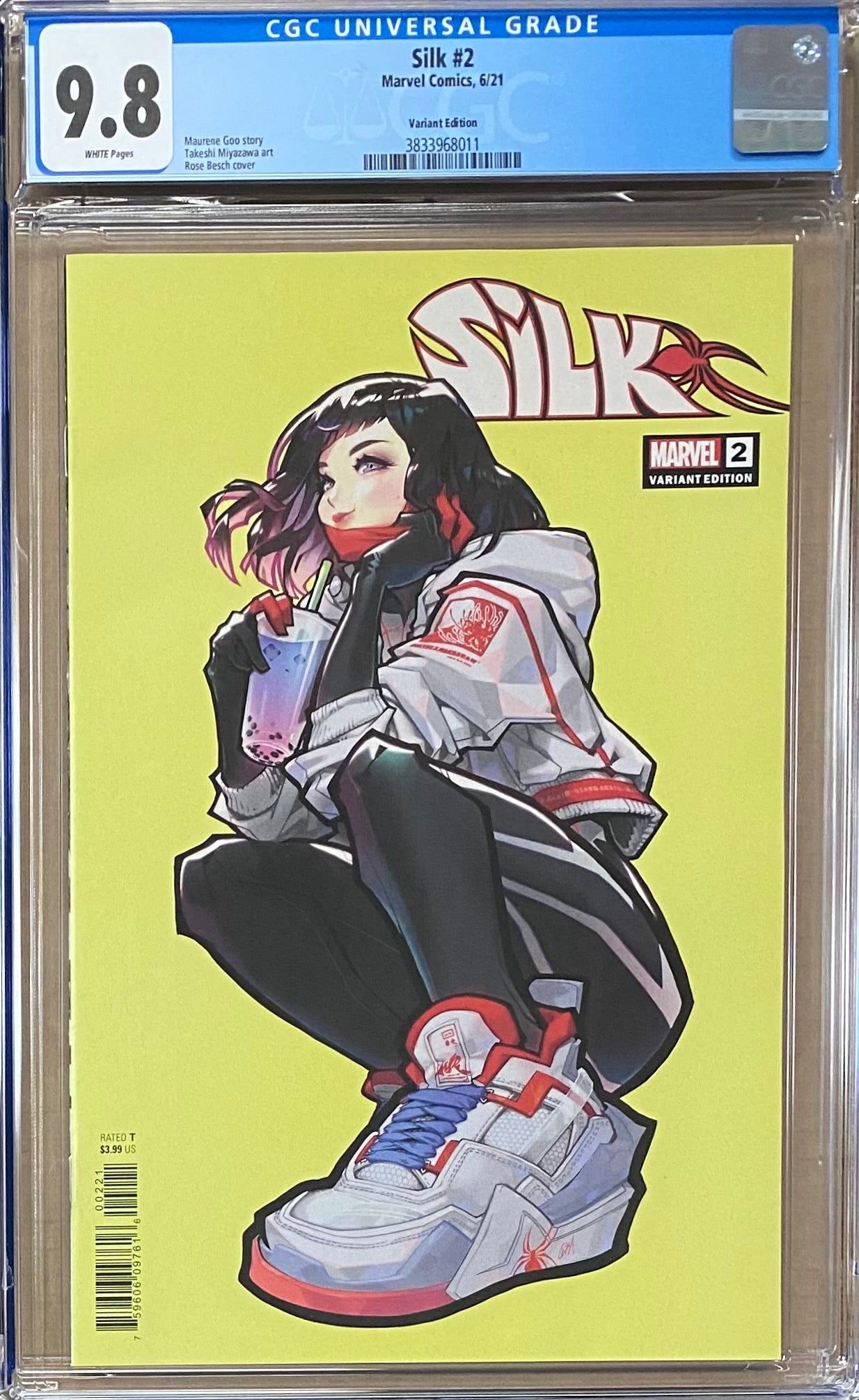 Silk #2 Besch Retailer Incentive Variant CGC 9.8
