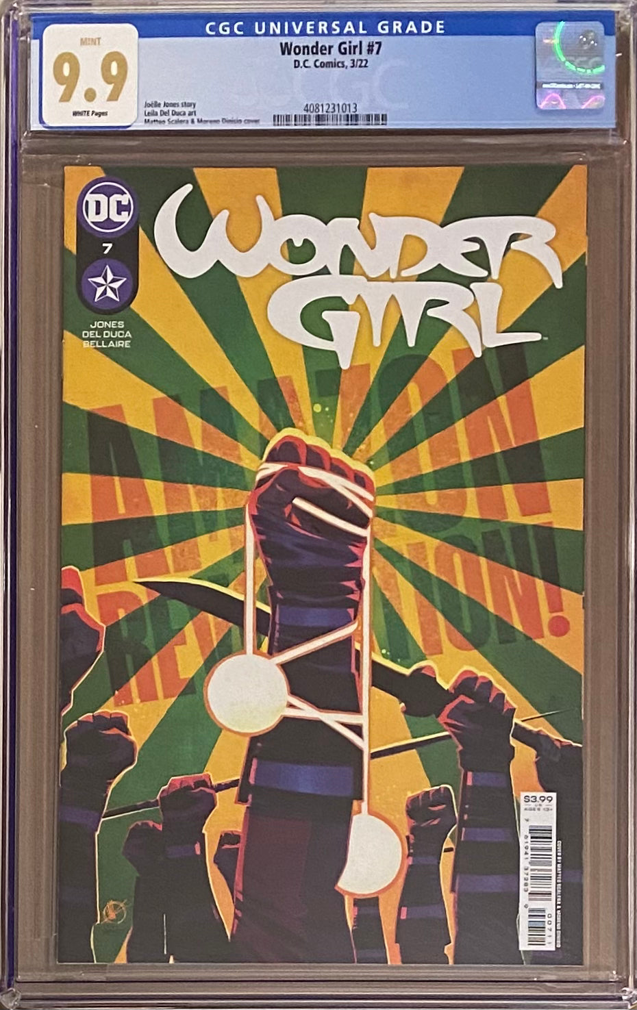 Wonder Girl #7 CGC 9.9 MINT