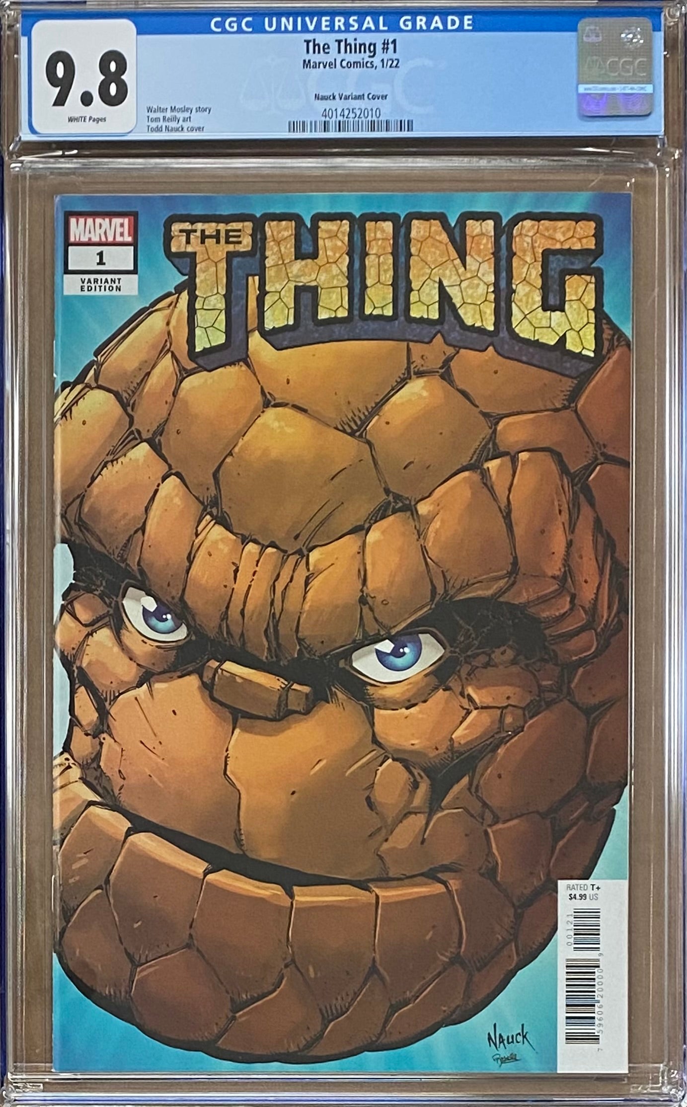 The Thing #1 Nauck "Headshot" Variant CGC 9.8