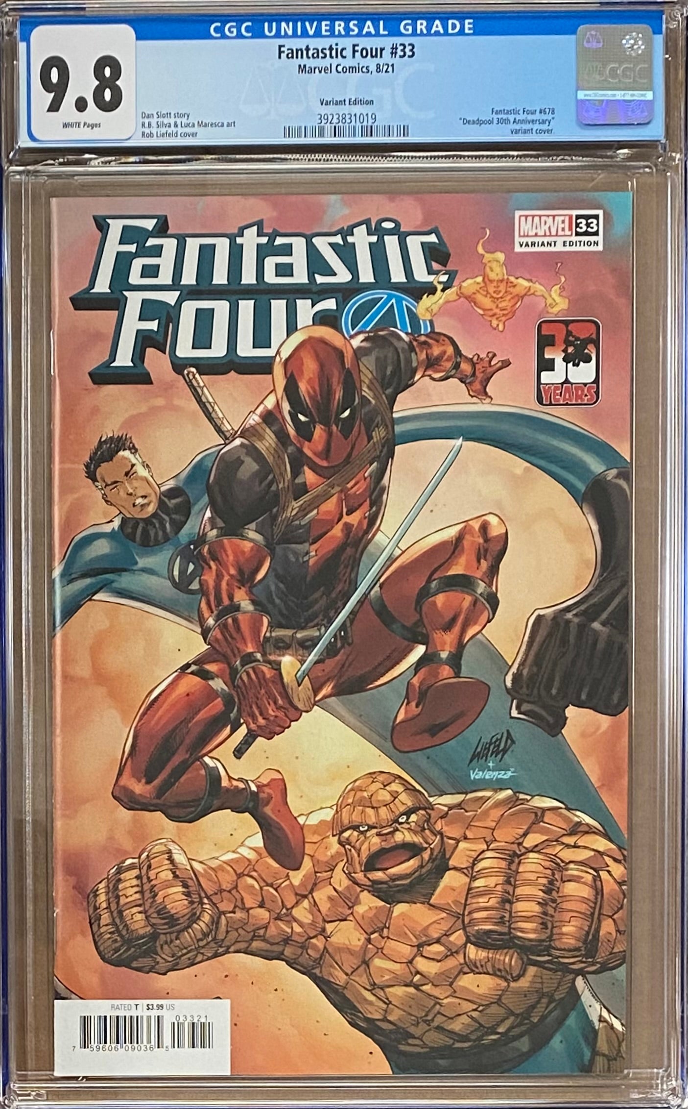 Fantastic Four #33 Leifeld Deadpool 30th Anniversary Variant CGC 9.8