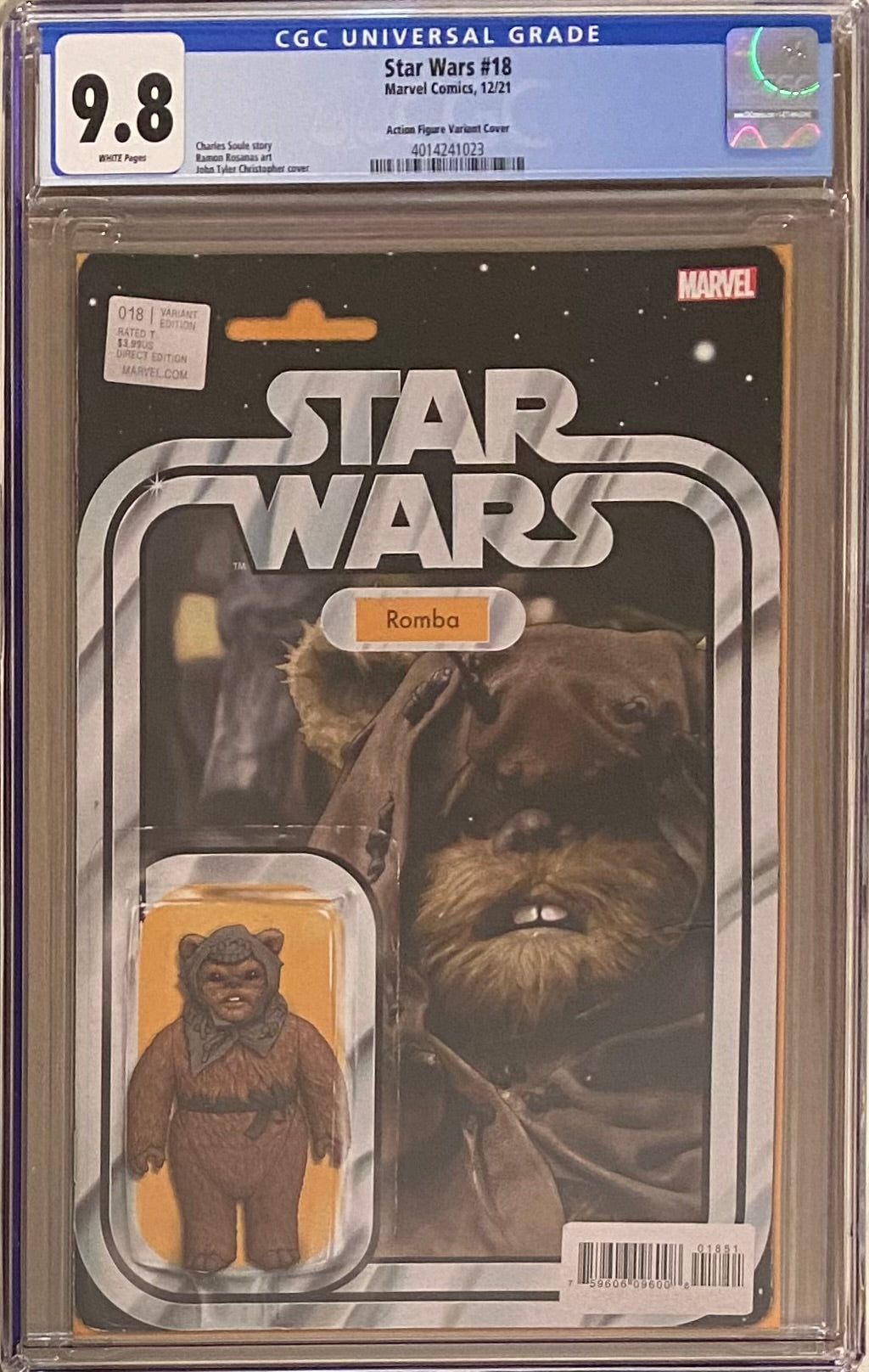 Star Wars #18 Action Figure Variant CGC 9.8 - War of the Bounty Hunters