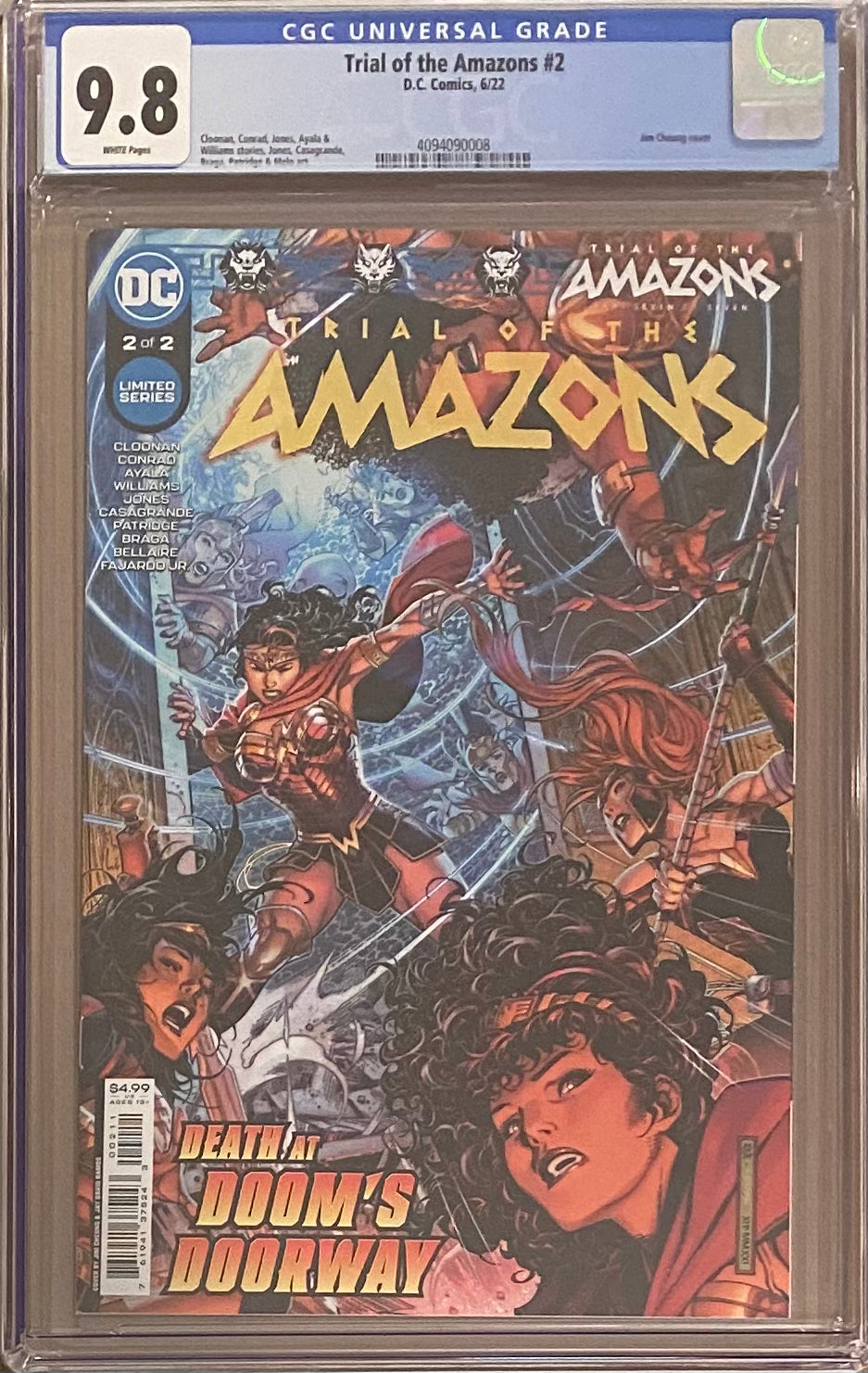Trial of the Amazons #2 CGC 9.8