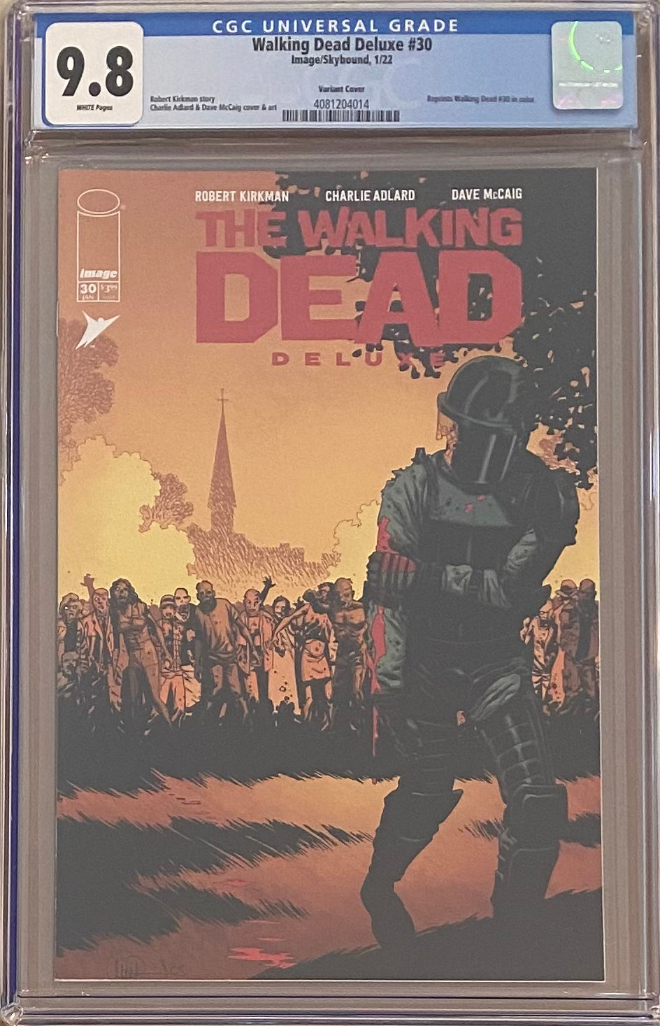 Walking Dead Deluxe #30 Variant CGC 9.8