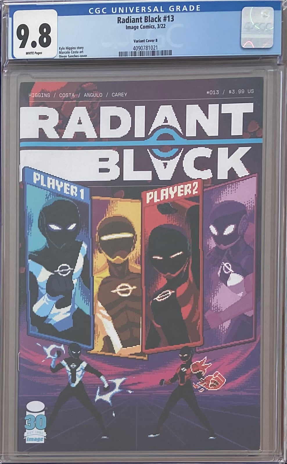 Radiant Black #13 Variant CGC 9.8