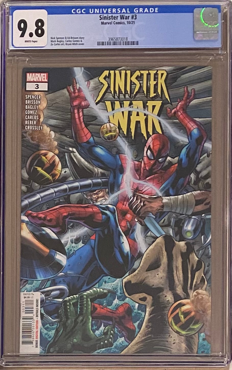 Sinister War #3 CGC 9.8