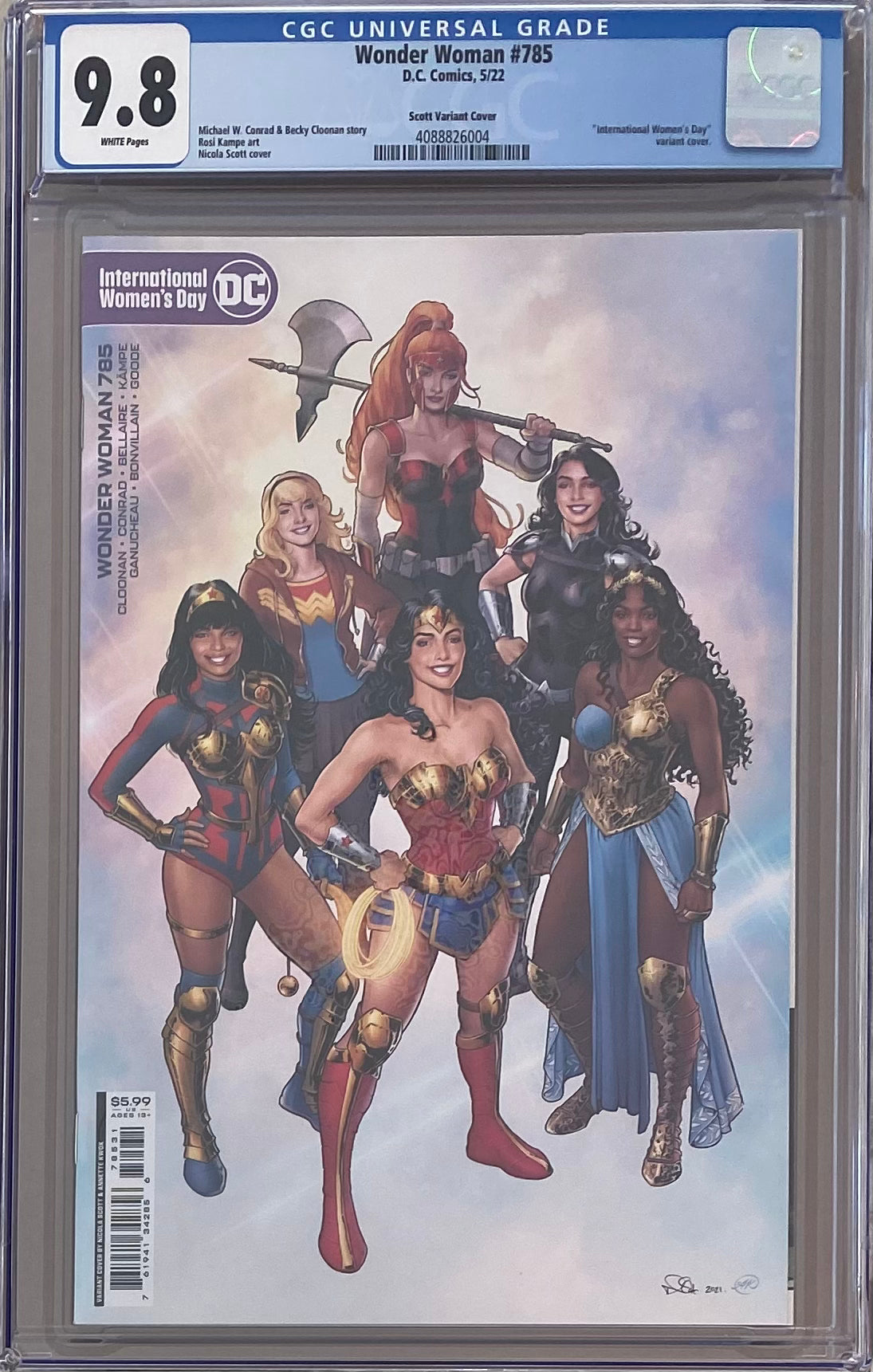 Wonder Woman #785 Scott Variant CGC 9.8