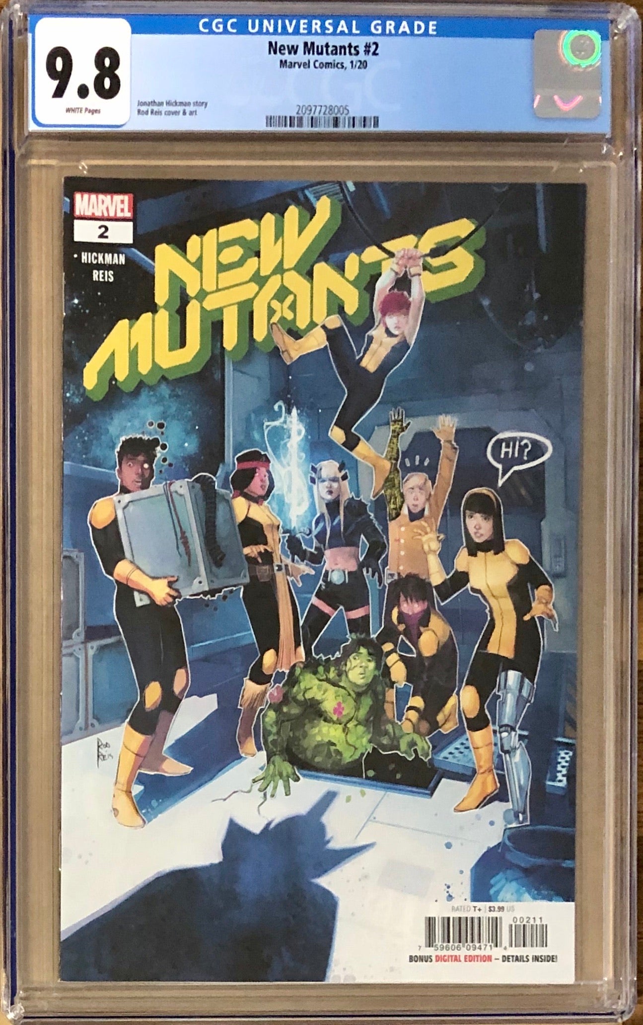New Mutants #2 CGC 9.8 - Dawn of X!