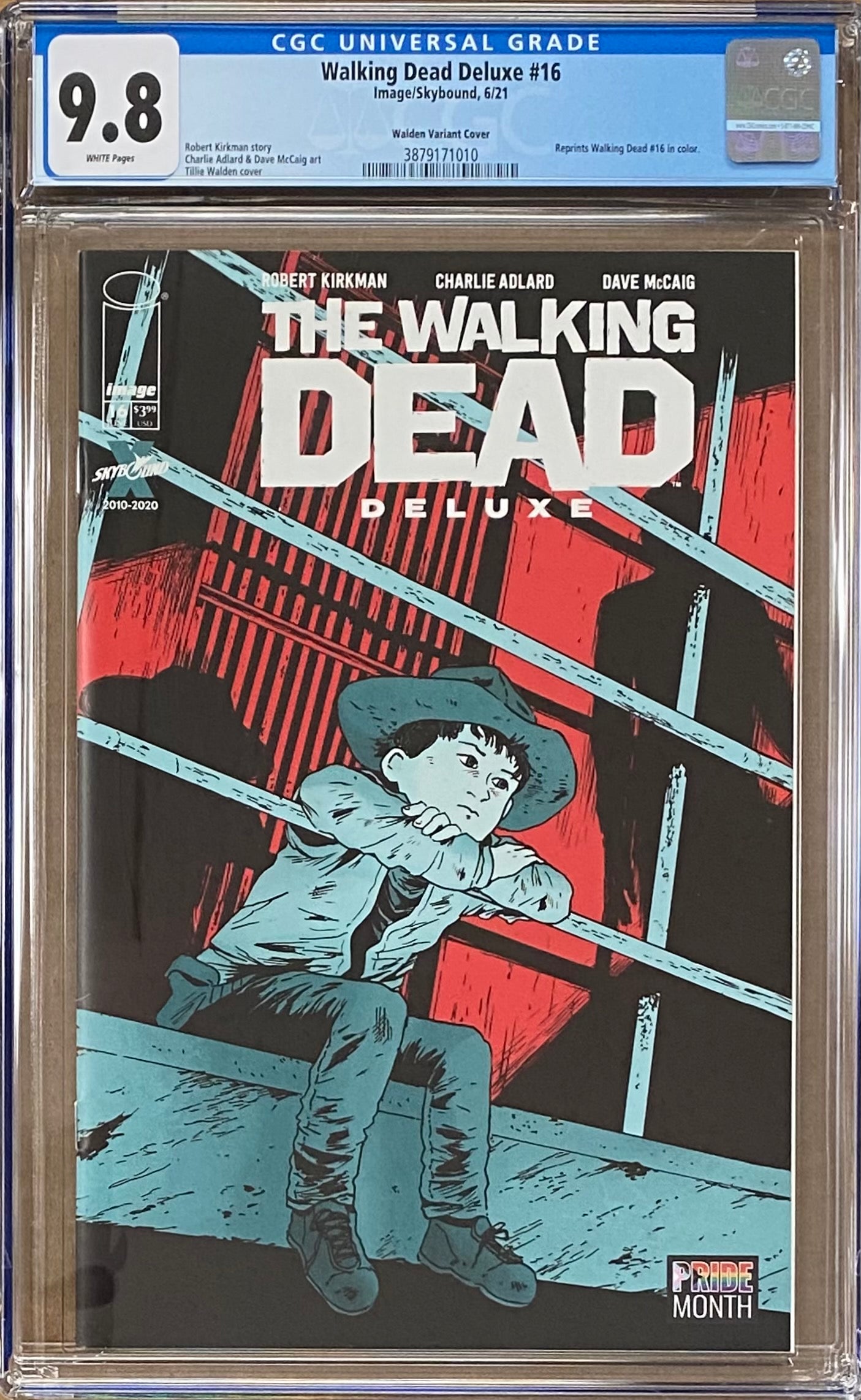 Walking Dead Deluxe #16 Walden Variant CGC 9.8