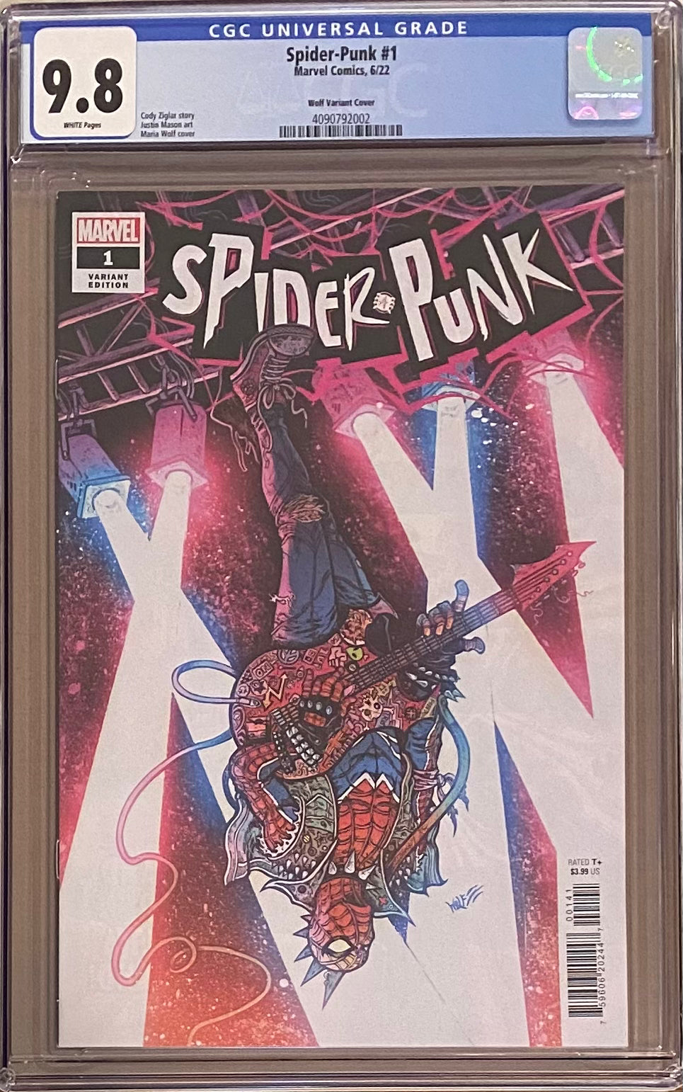 Spider-Punk #1 Wolf Variant CGC 9.8