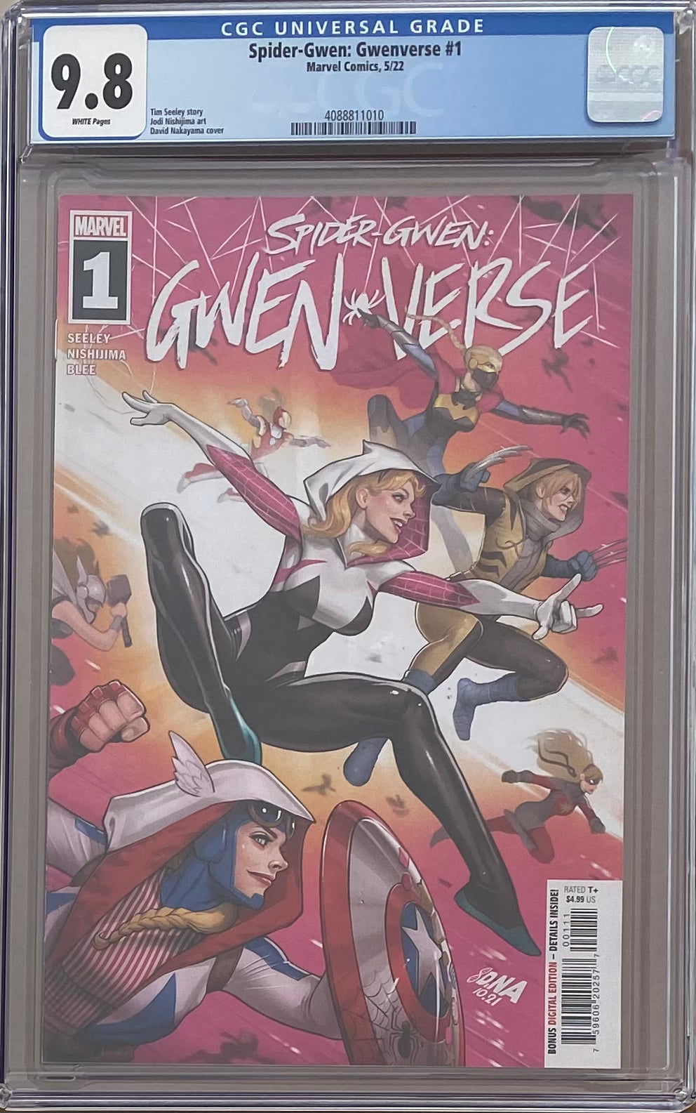 Spider-Gwen: Gwenverse #1 CGC 9.8