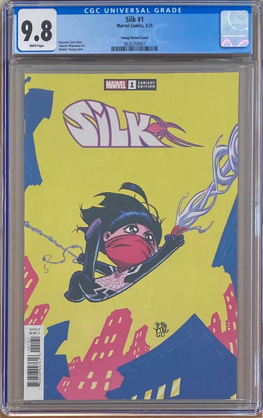 Silk #1 Young Variant CGC 9.8