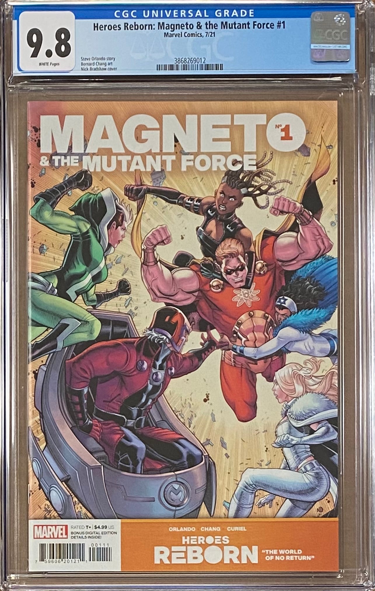Heroes Reborn: Magneto and the Mutant Force #1 CGC 9.8