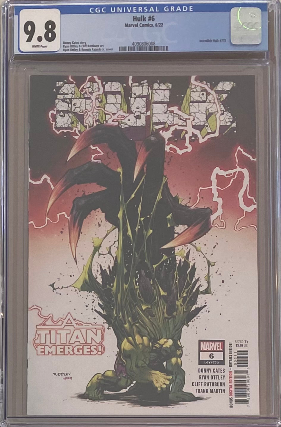 Hulk #6 CGC 9.8 - First Appearance Titan