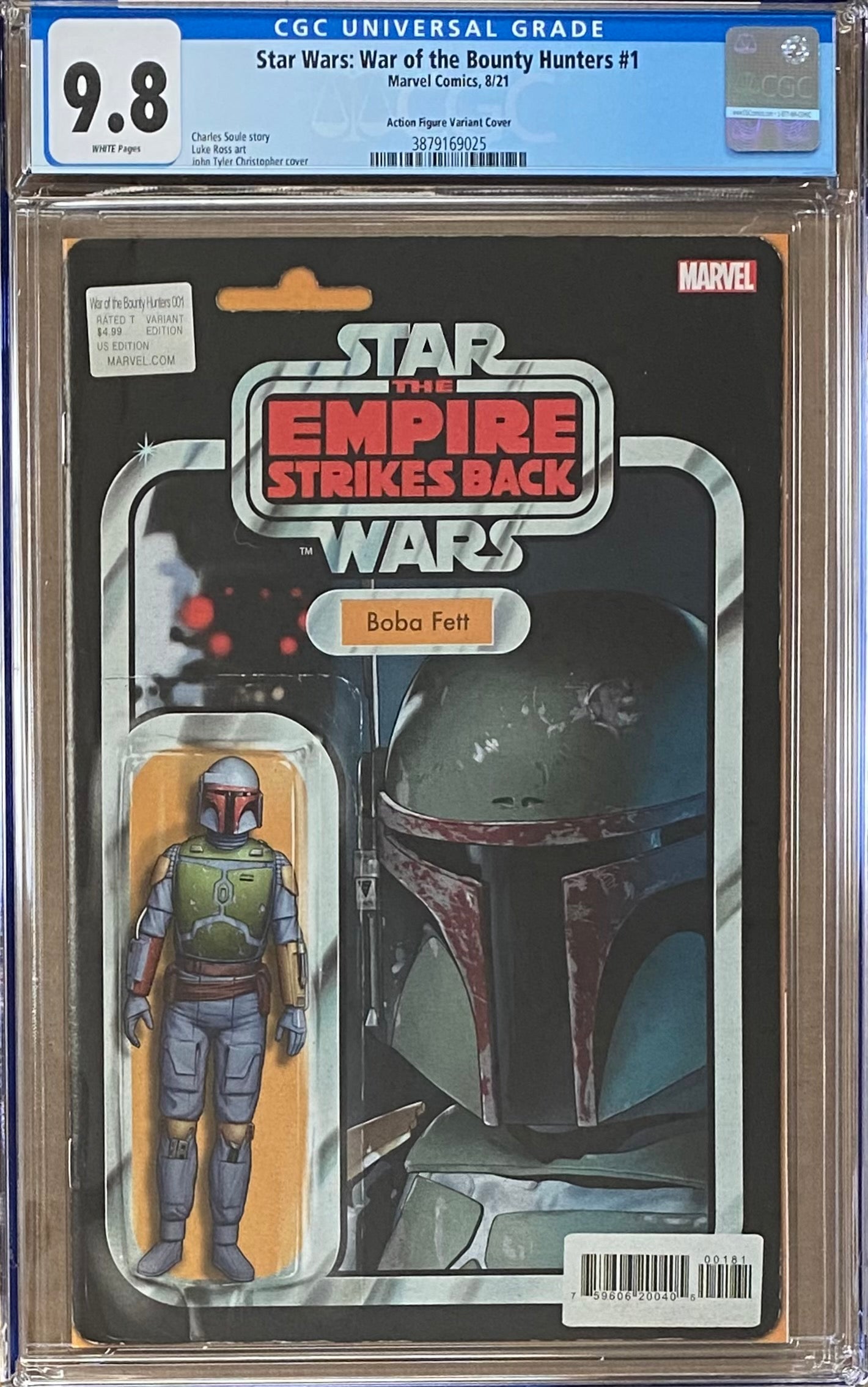 Star Wars: War of the Bounty Hunters #1 Action figure Variant CGC 9.8