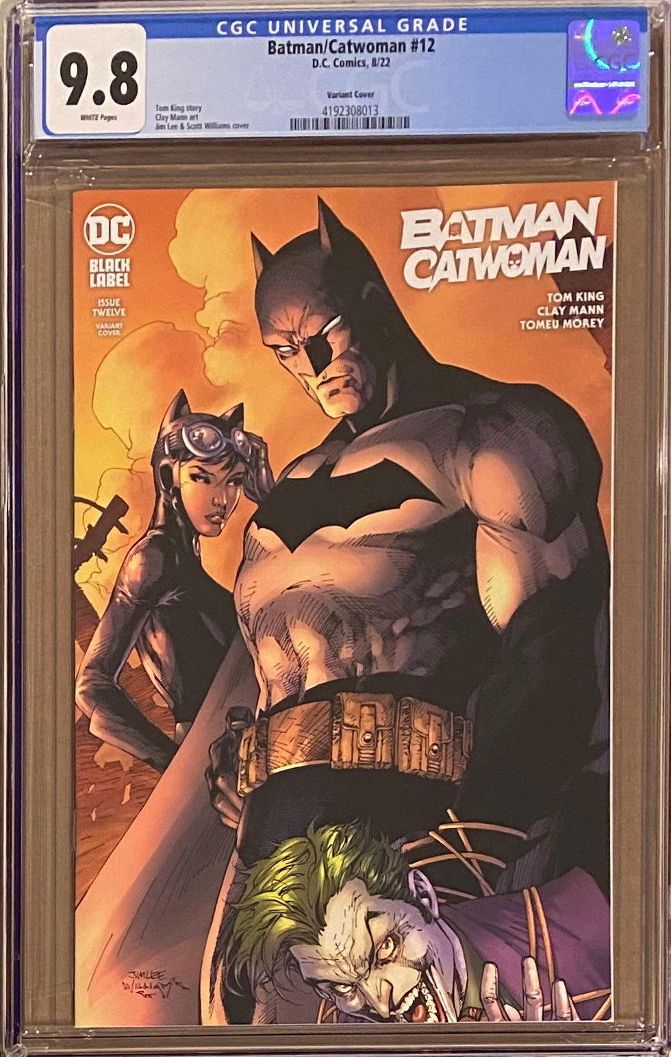 Batman Catwoman #12 Jim Lee Variant DC Black Label CGC 9.8