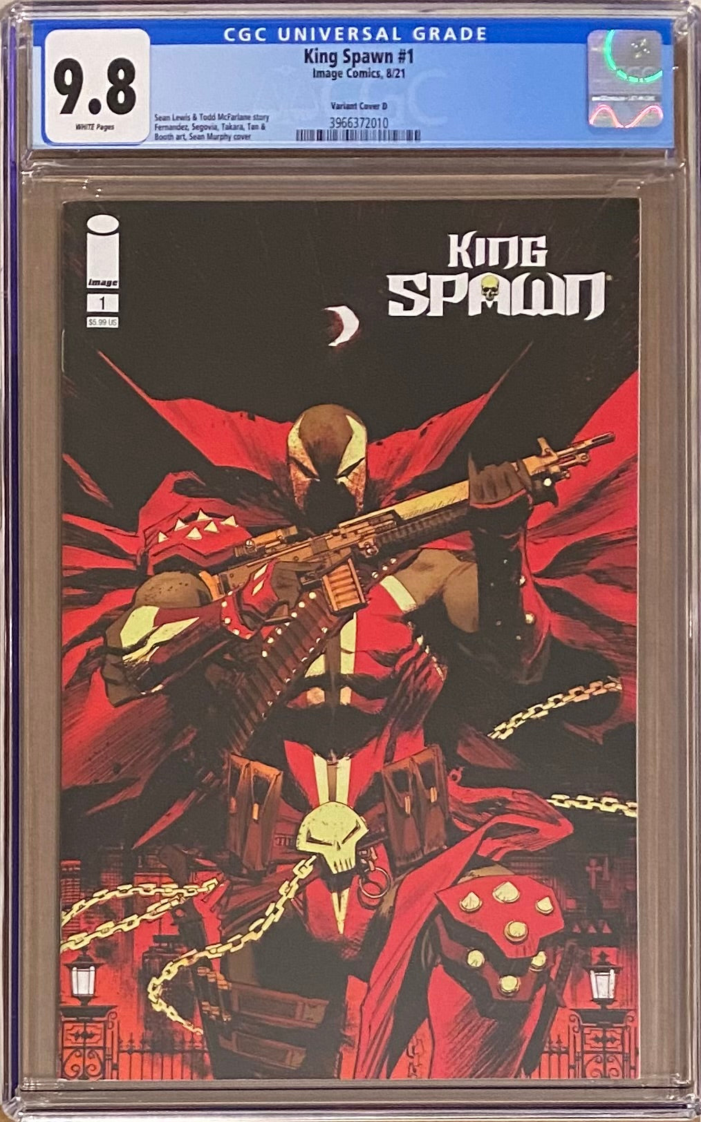 King Spawn #1 Cover D - Murphy CGC 9.8