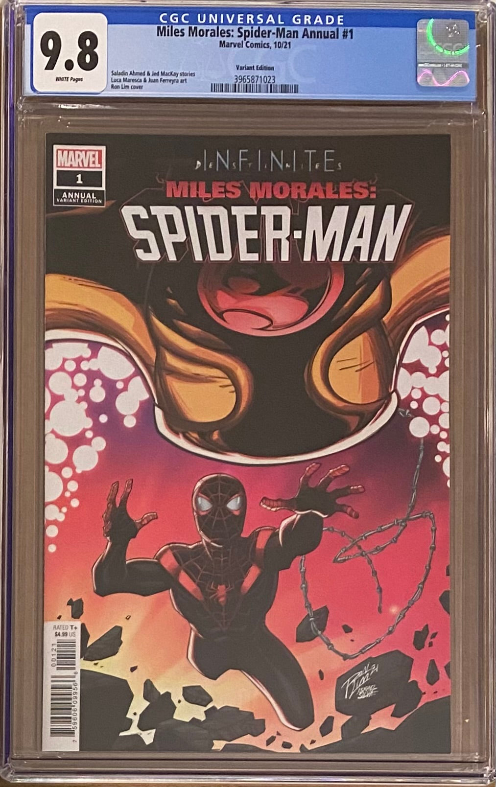 Miles Morales: Spider-Man Annual #1 Variant CGC 9.8