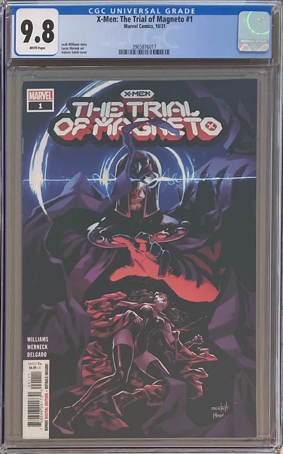 X-Men: Trial of Magneto #1 CGC 9.8