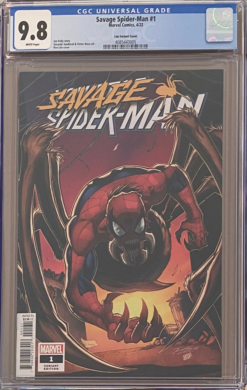 Savage Spider-Man #1 Lim Variant CGC 9.8
