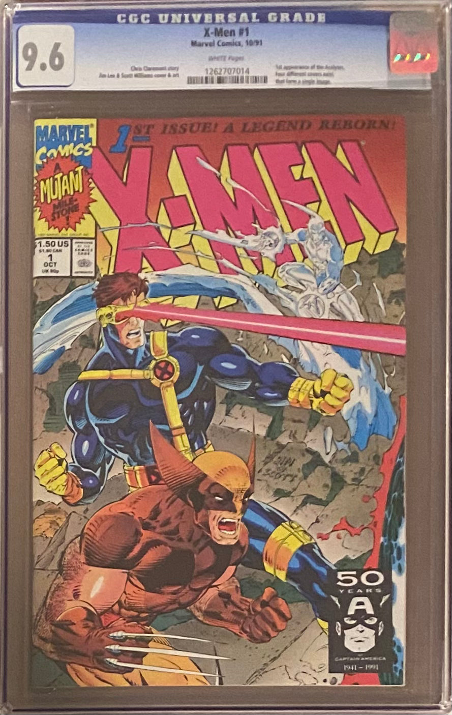 X-Men #1 CGC 9.6 - Cyclops/Wolverine Cover