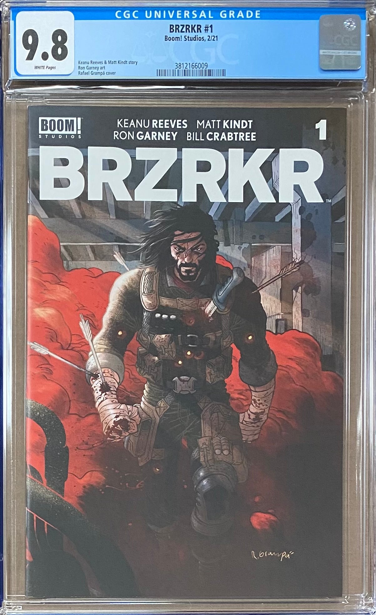 BRZRKR #1 Cover A Grampa CGC 9.8 (Berzerker)