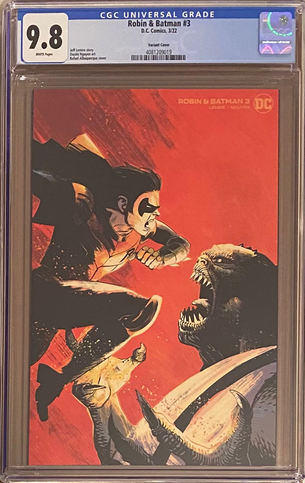 Robin & Batman #3 Variant CGC 9.8