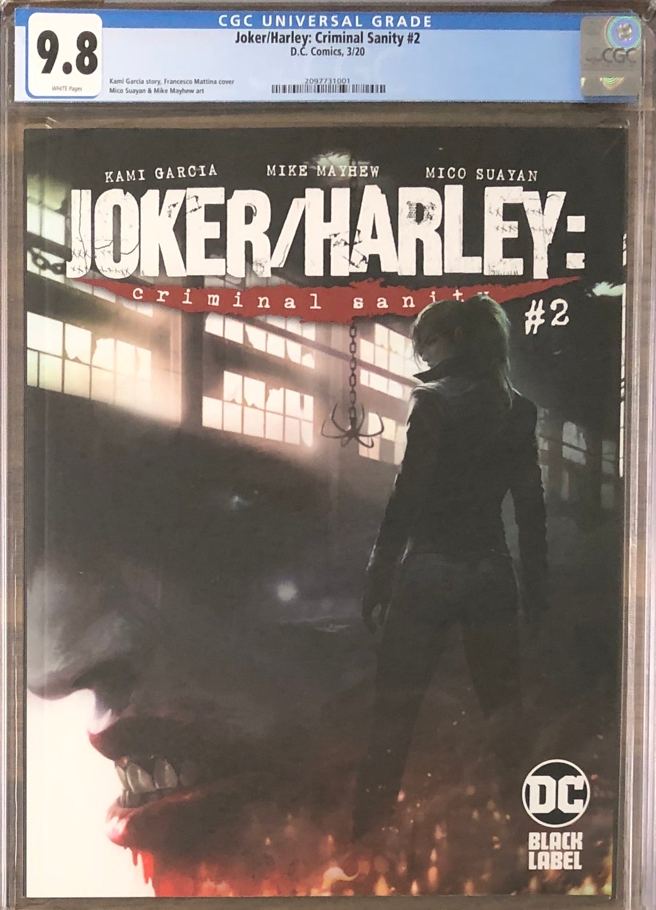 Joker/Harley: Criminal Sanity #2 Mattina Cover DC Black Label CGC 9.8
