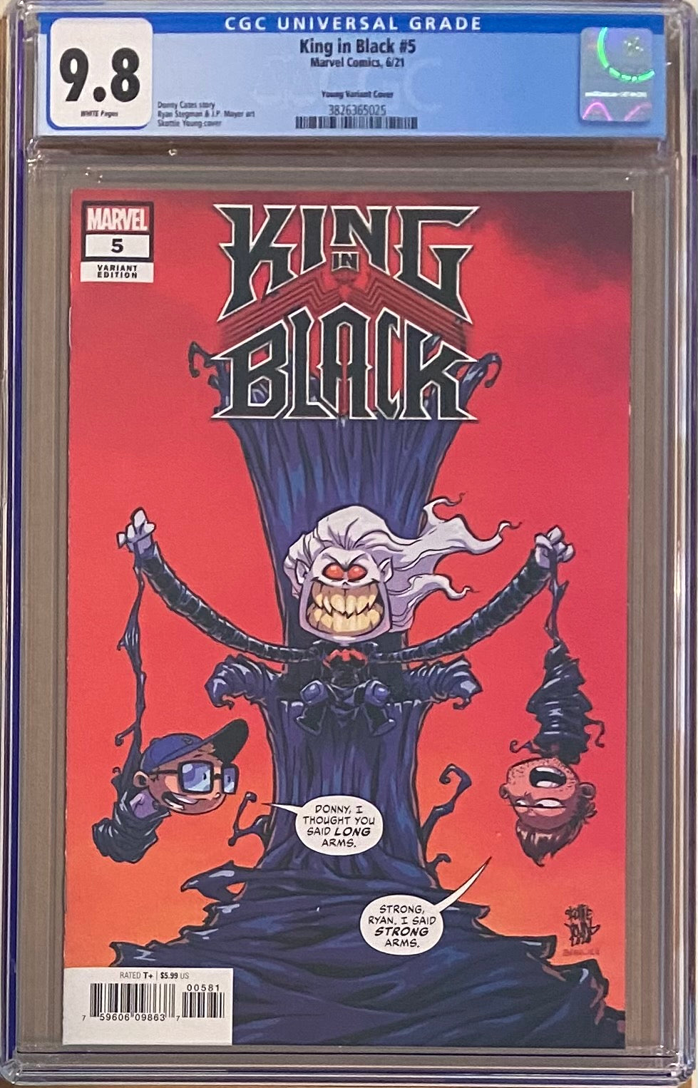 King in Black #5 Young Variant CGC 9.8