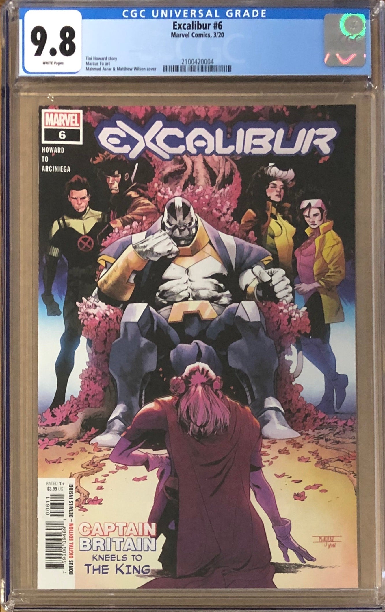 Excalibur #6 CGC 9.8 - Dawn of X!