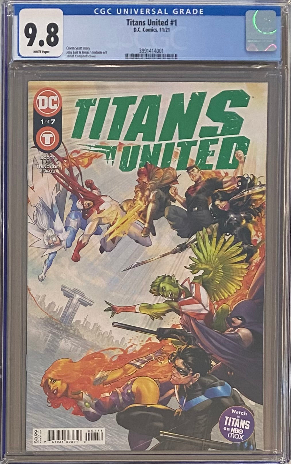 Titans United #1 CGC 9.8