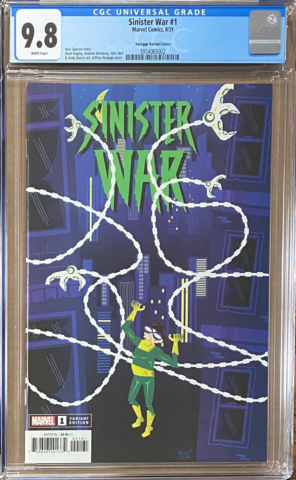 Sinister War #1 Veregge Variant CGC 9.8