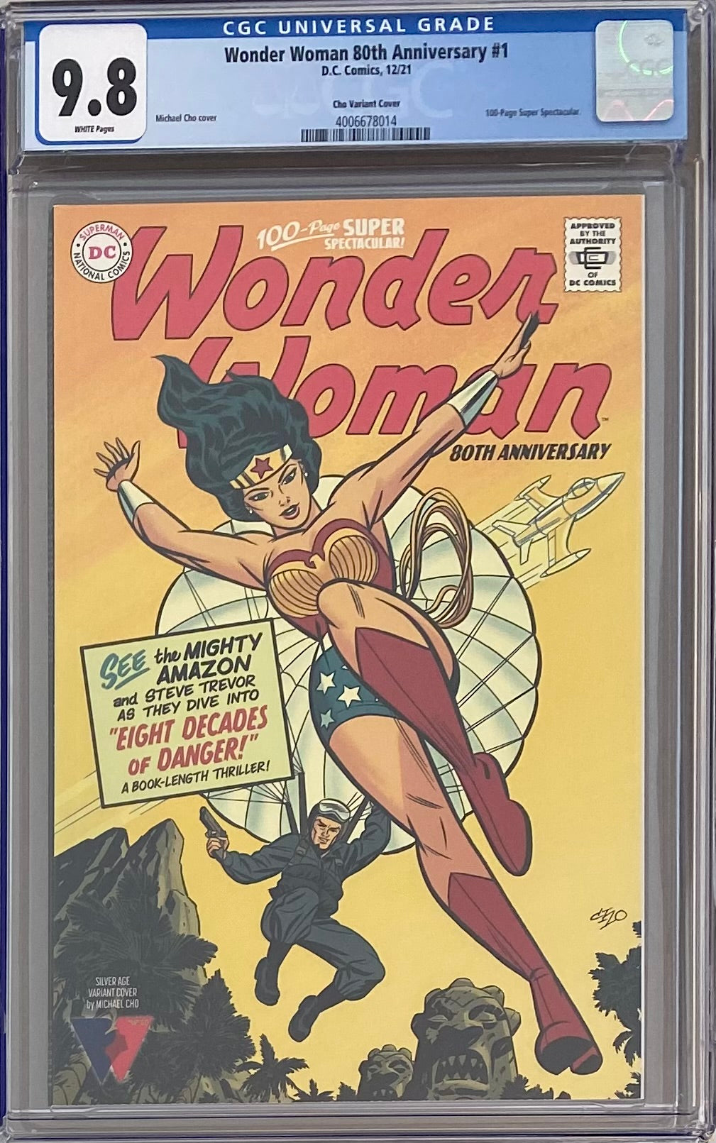Wonder Woman 80th Anniversary 100 Page Super Spectacular #1 Cho Variant CGC 9.8