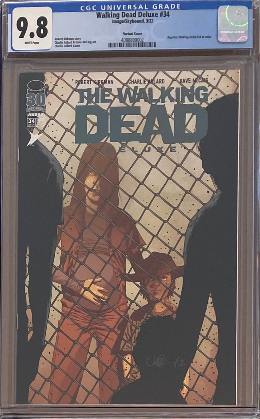 Walking Dead Deluxe #34 Variant CGC 9.8