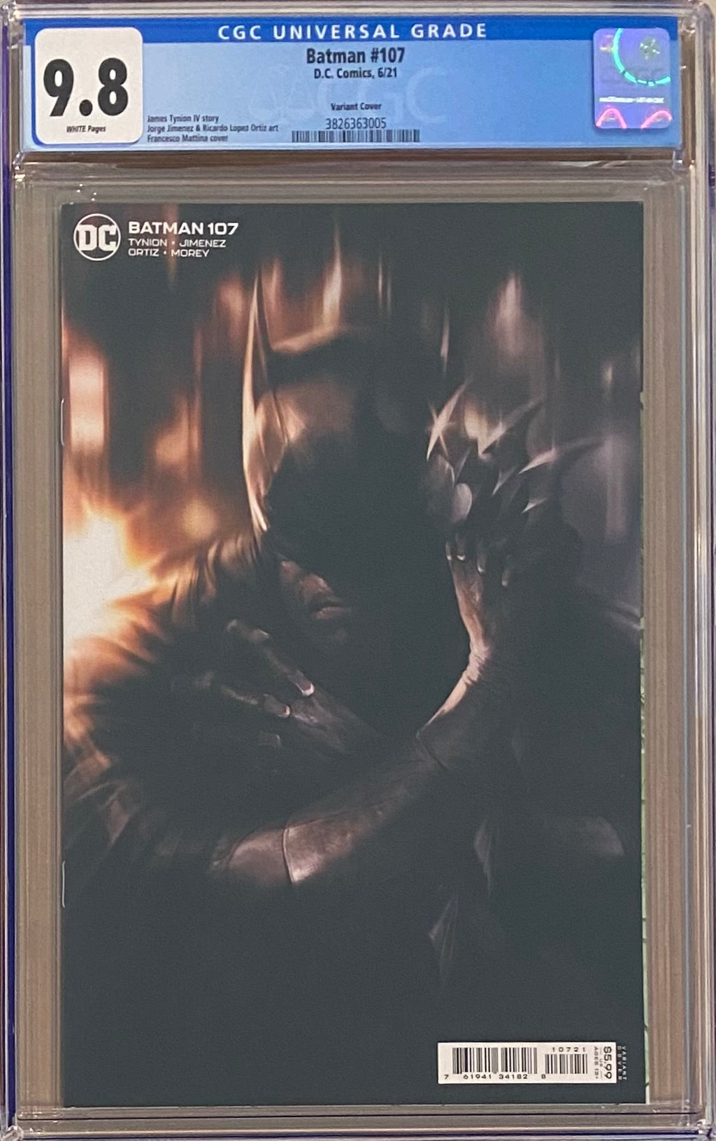 Batman #107 Variant CGC 9.8