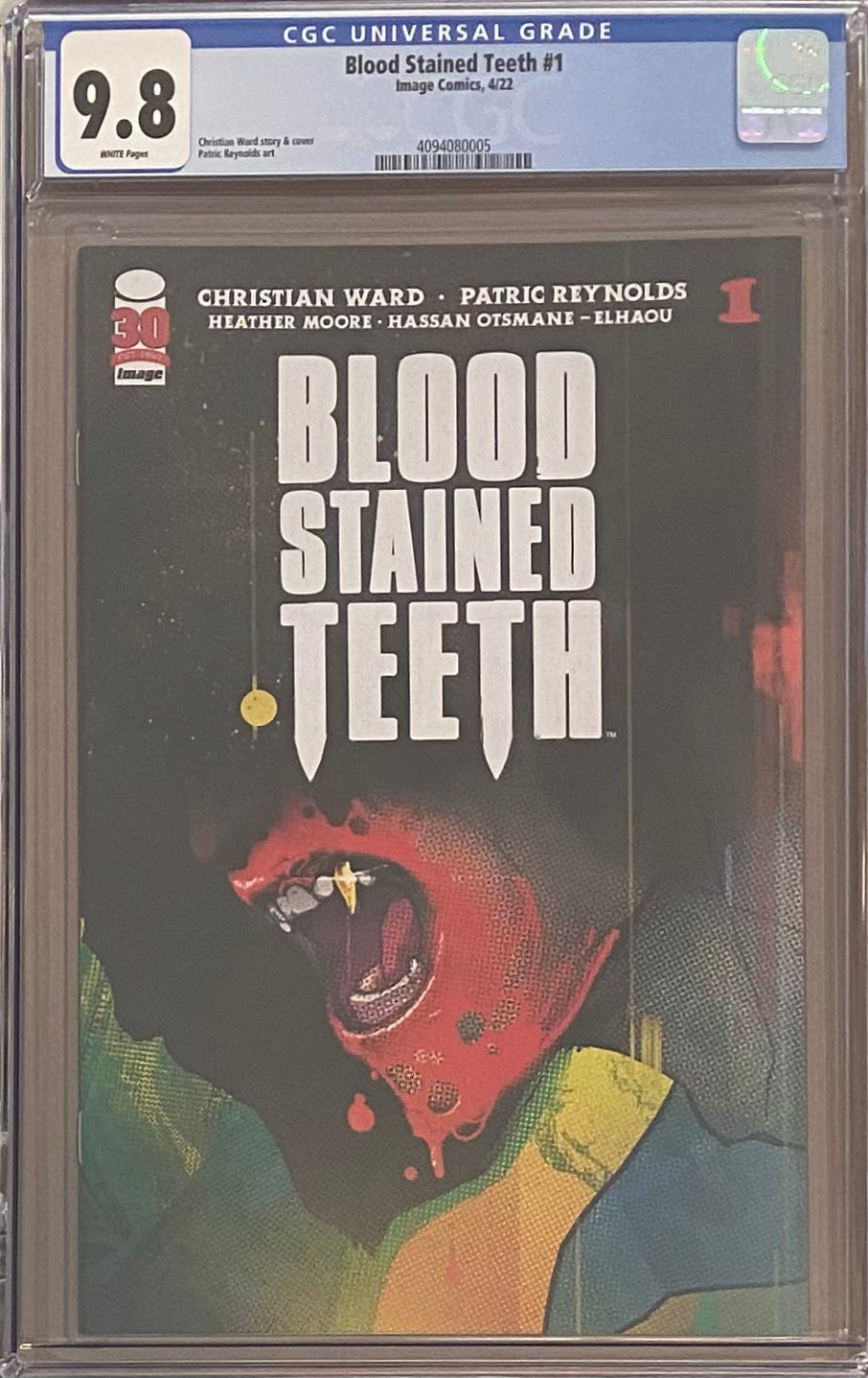 Blood Stained Teeth #1 CGC 9.8