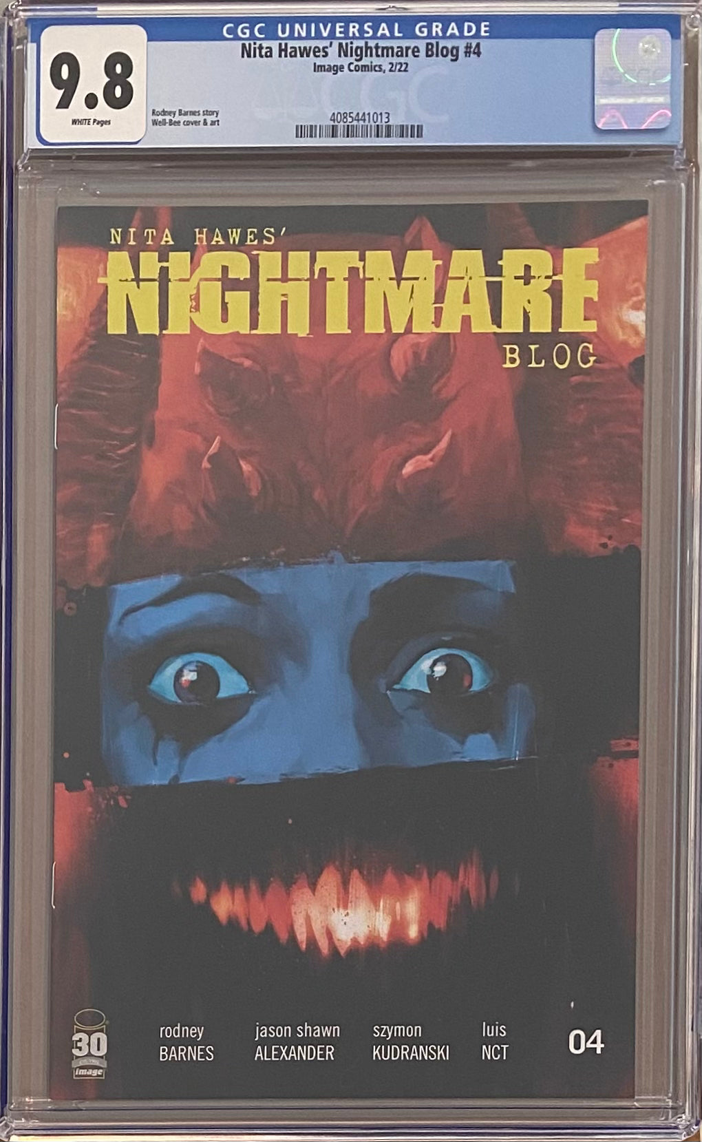 Nita Hawes' Nightmare Blog #4 CGC 9.8