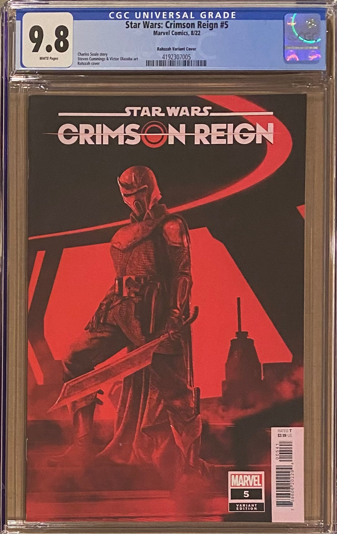 Star Wars: Crimson Reign #5 Rahzzah Variant CGC 9.8