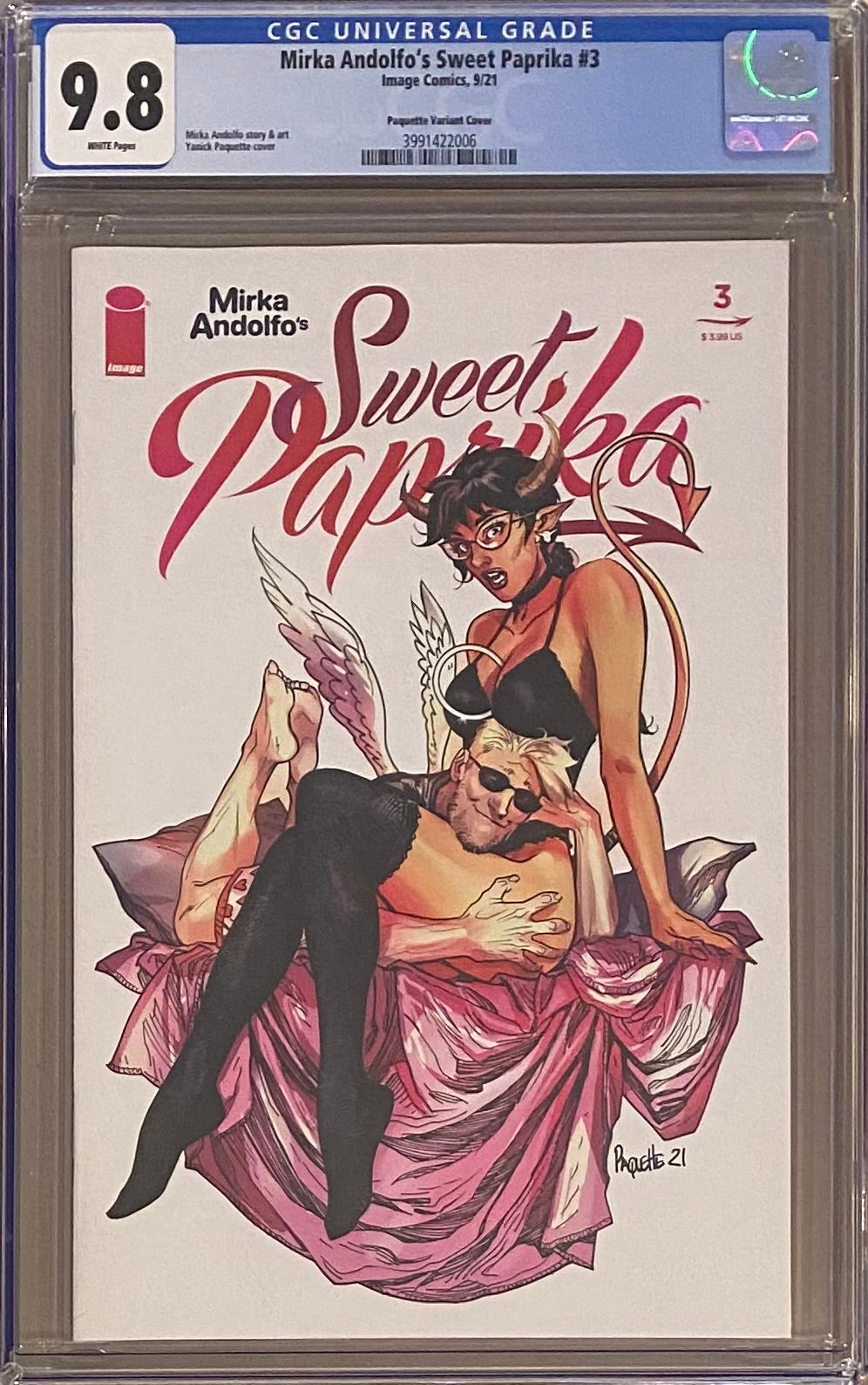 Sweet Paprika #3 Paquette Variant CGC 9.8
