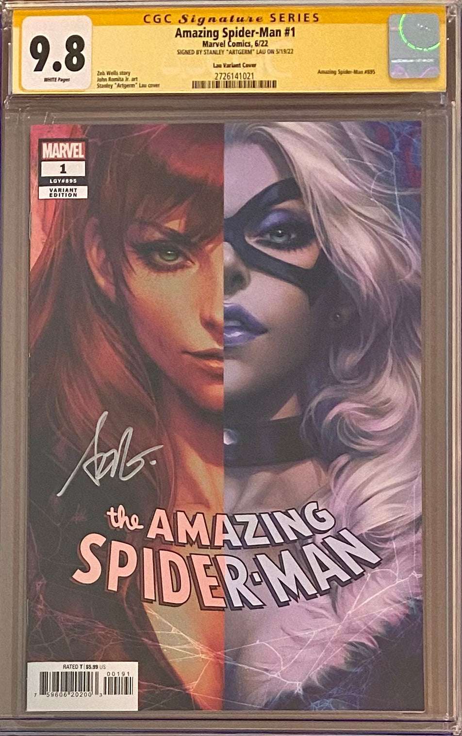 Amazing Spider-Man #1 Artgerm Variant CGC 9.8 SS