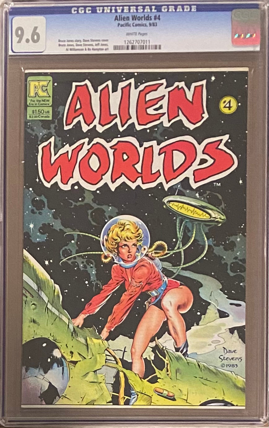 Alien Worlds #4 CGC 9.6